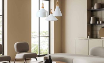 1511-W PENDANT LIGHT Modern pendant light from aluminium with wood detail flexible lighting soft diffused dining living residence shop office cafe lighting_3