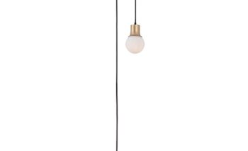 22219 WALL LIGHT Indoor sconce made of metal and white opal glass, in black matte shade and painted gold details flexible lighting soft diffused dining living residence shop office cafe lighting_1